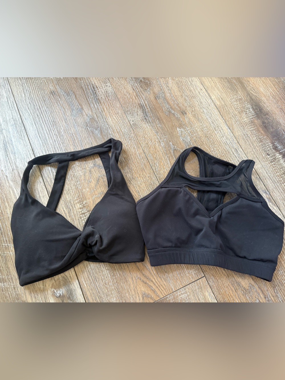 BuffBunny Black Sports Bralettes bundle size small
